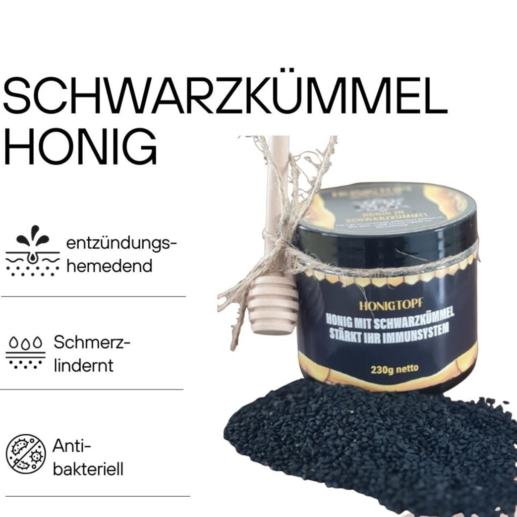 Honigtopf - Mit Schwarzkümmel
